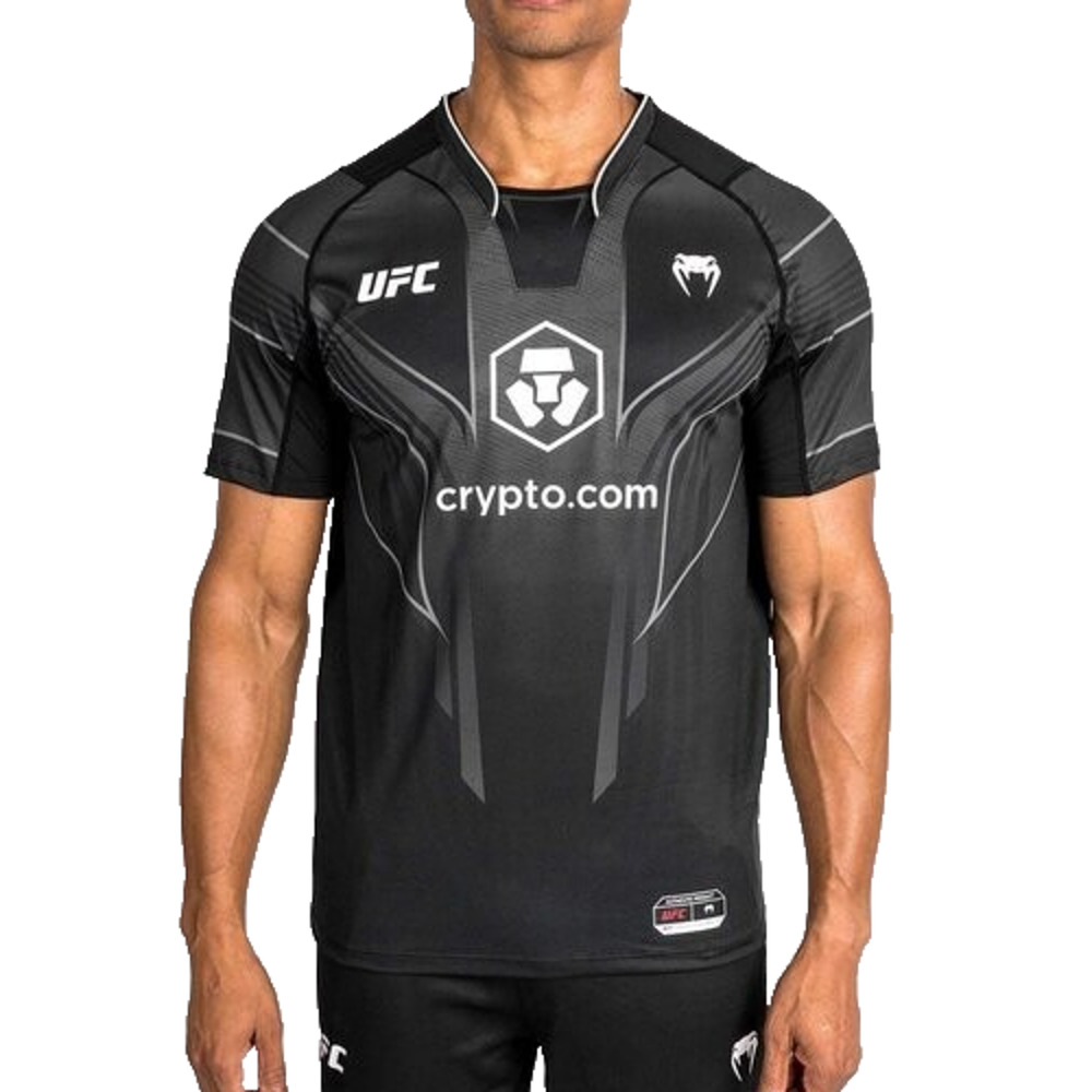 UFC Venum Authentic MMA Fight Night 2.0 Mens Walkout Jersey Black Size Large